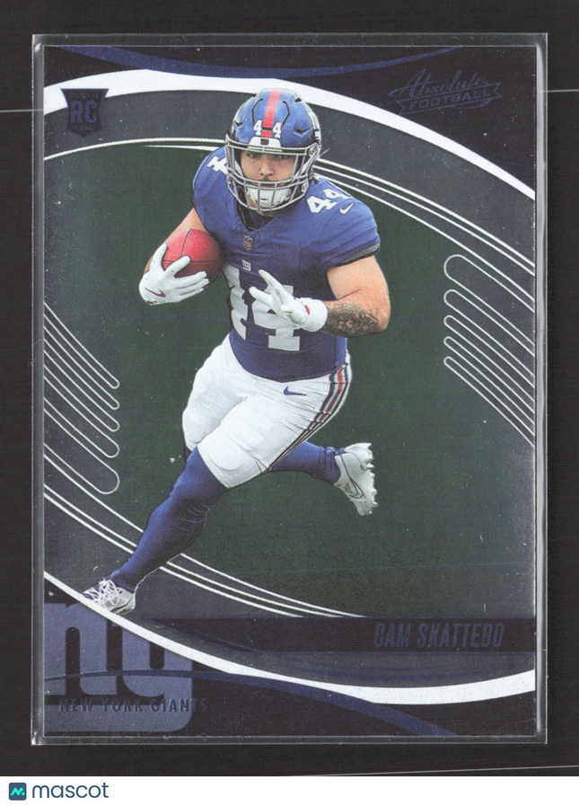 2025 Panini Absolute Football Cam Skattebo #110 RC