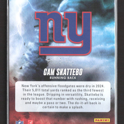 2025 Panini Absolute By Storm Cam Skattebo #2 RC