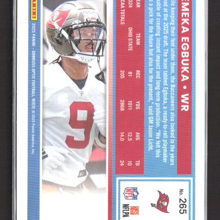 2025 Panini Donruss Optic Emeka Egbuka #265
