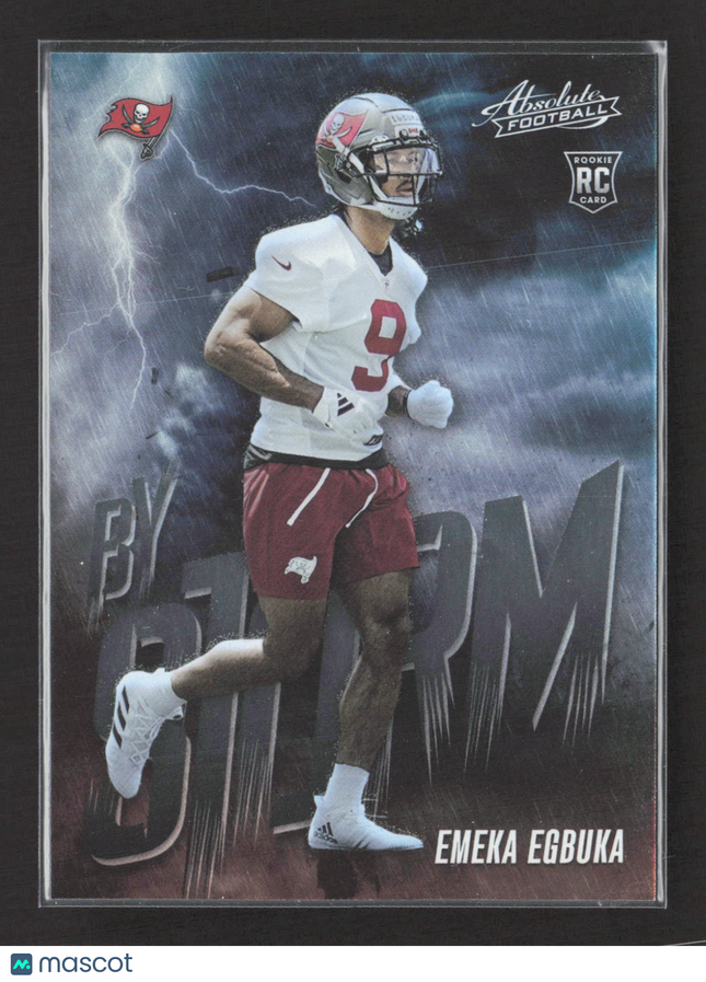 2025 Panini Absolute Football By Storm Emeka Egbuka #4 RC