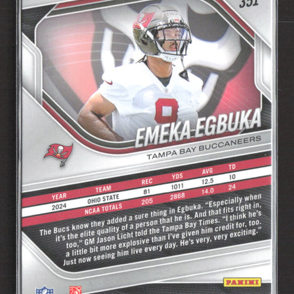 2025 Panini Prizm Emeka Egbuka #351