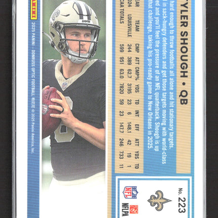 2025 Panini Donruss Optic Tyler Shough #223