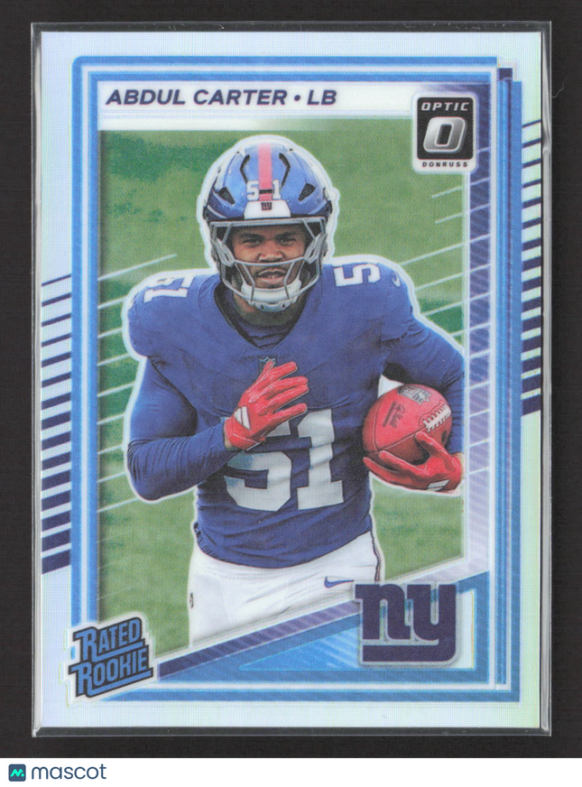 2025 Panini Donruss Optic Prizm Abdul Carter #300 holo