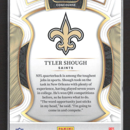 2026 Panini Select Concourse Tyler Shough #41 Green RC