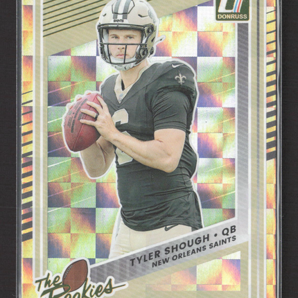 2025 Panini Donruss The Rookies Tyler Shough #17 Checkerboard