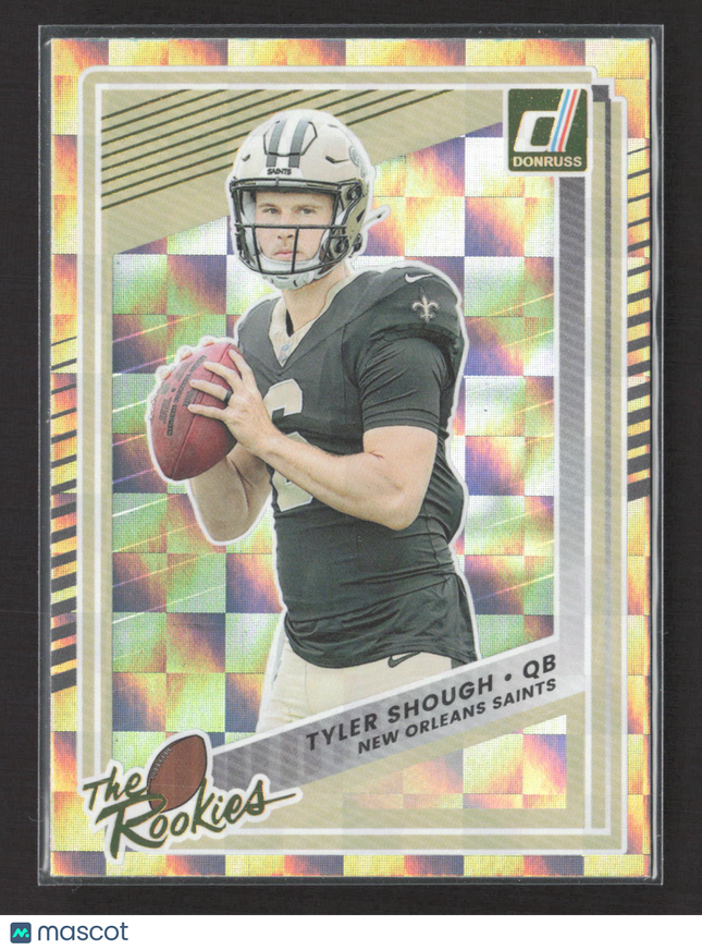 2025 Panini Donruss The Rookies Tyler Shough #17 Checkerboard
