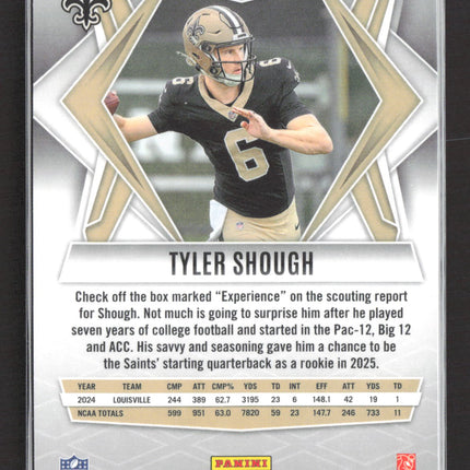 2025 Panini Phoenix Football Tyler Shough #169 RC