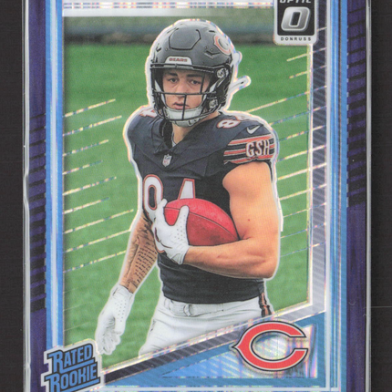 2025 Panini Donruss Optic Prizm Colston Loveland #204 Purple shock