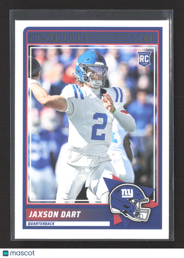 2025 Panini Score Jaxson Dart #35 RC