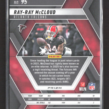 2025 Panini Mosaic Football Ray-Ray McCloud #95 Blue