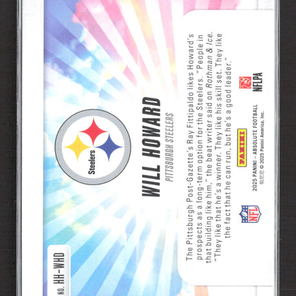 2025 Panini Absolute Football Hog Heaven Will Howard #HH-WHO RC