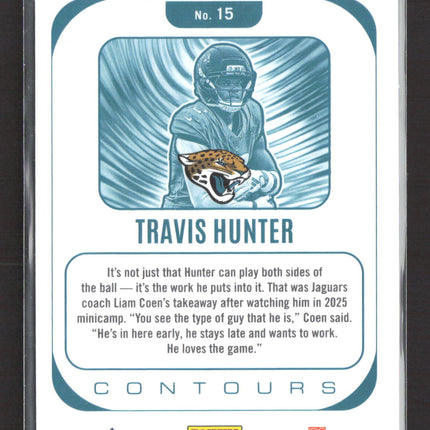 2025 Panini Phoenix Contours Travis Hunter #15 RC