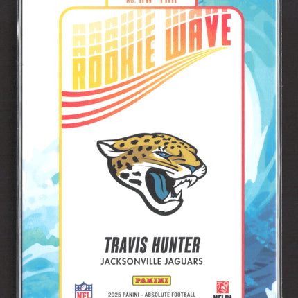 2025 Panini Absolute Football Rookie Wave Travis Hunter #RW-THR RC