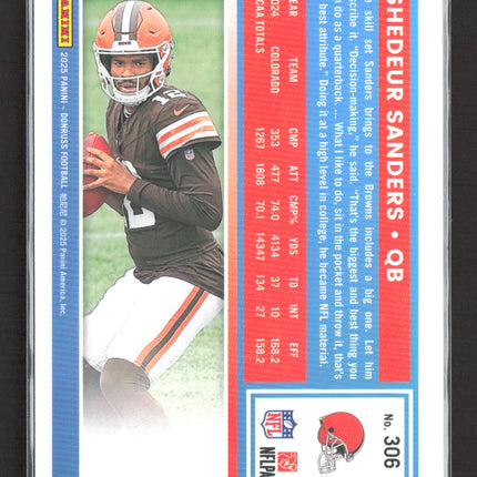 2025 Panini Donruss Football Shedeur Sanders #306