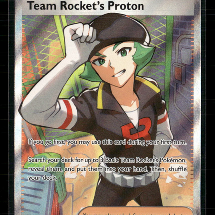 Pokemon 2025 Scarlet & Violet Destined Rivals Team Rocket's Proton FA #227/182