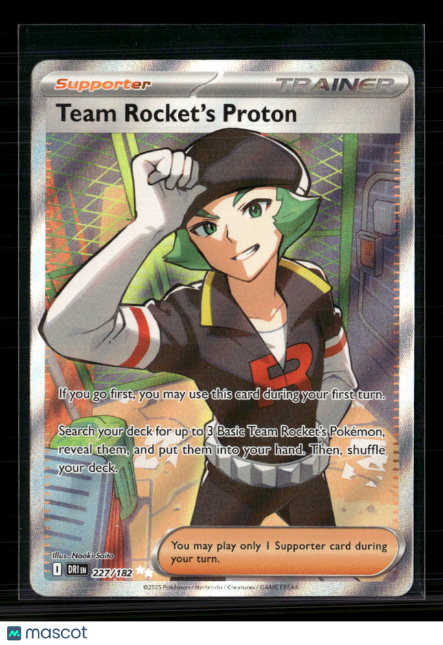 Pokemon 2025 Scarlet & Violet Destined Rivals Team Rocket's Proton FA #227/182