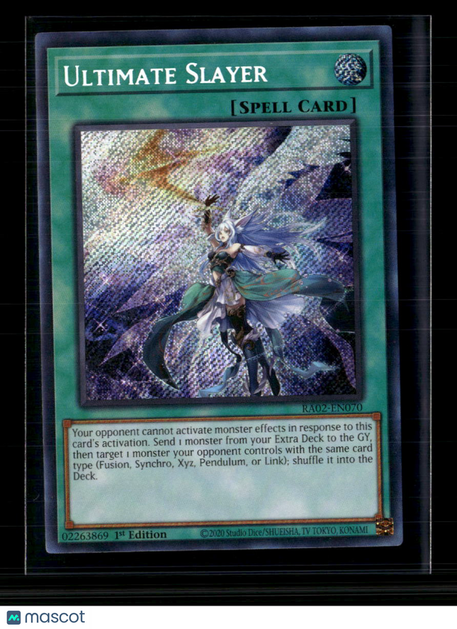 Yu-Gi-Oh! Ultimate Slayer 25th Anniversary SR RA02-EN070 1st Ed