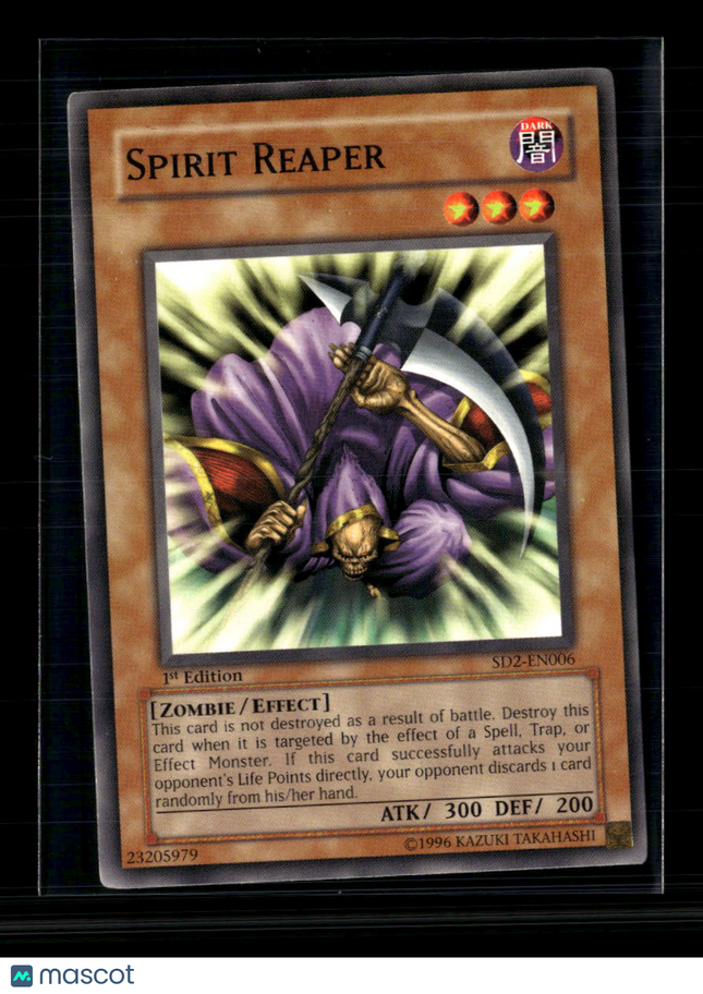 Yu-Gi-Oh! Spirit Reaper Structure Deck: Zombie Madness SD2-EN006 1st Edition