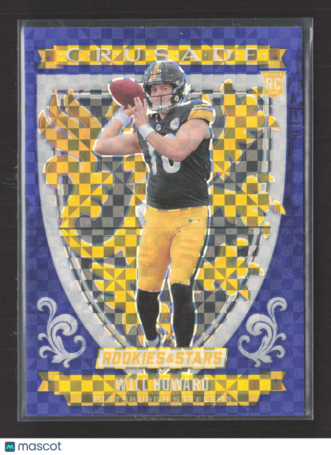 2025 Panini Rookies & Stars Prizm Crusade Will Howard #12 Blue RC