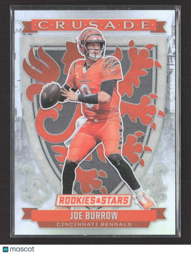 2025 Panini Rookies & Stars Prizm Crusade Joe Burrow #8 Silver