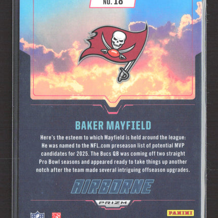 2025 Panini Rookies & Stars Prizm Airborne Baker Mayfield #18