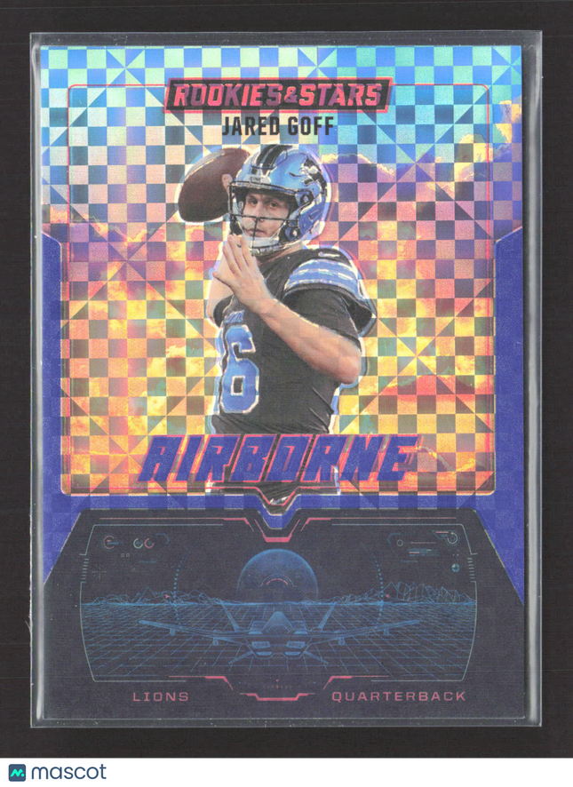 2025 Panini Rookies & Stars Prizm Airborne Jared Goff #14