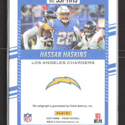 2025 Panini Prizm Football Significant Signatures Hassan Haskins #SSI-HHS Auto