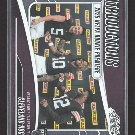 2025 Absolute Introductions Shedeur Sanders Quinshon Judkins Dillon Gabriel RC