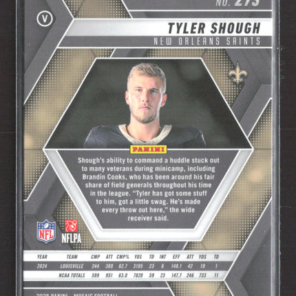 2025 Panini Mosaic Tyler Shough #273 RC