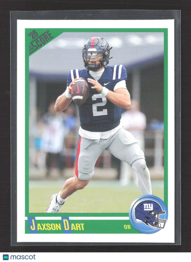 2025 Panini Score Jaxson Dart #9