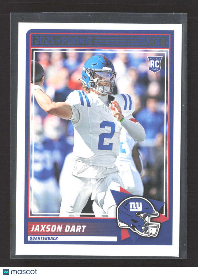 2025 Panini Score Football Jaxson Dart #35 RC