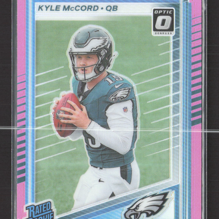 2025 Panini Donruss Optic Kyle McCord #325 Pink