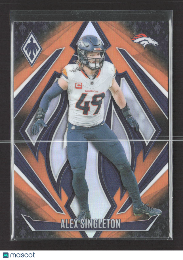 2025 Panini Phoenix Alex Singleton #6 Orange Black