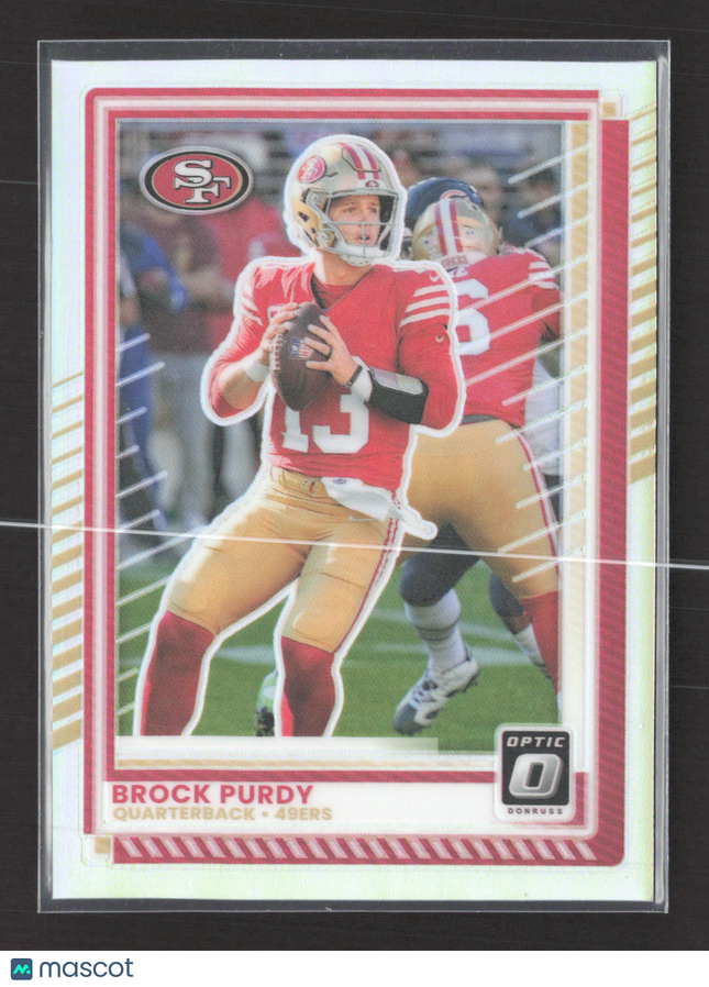 2025 Panini Donruss Optic Prizm Brock Purdy #38 Holo