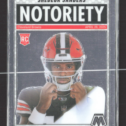 2025 Panini Mosaic Football Shedeur Sanders #13 RC