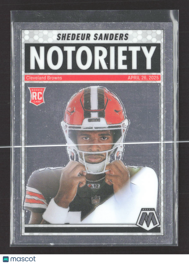 2025 Panini Mosaic Football Shedeur Sanders #13 RC