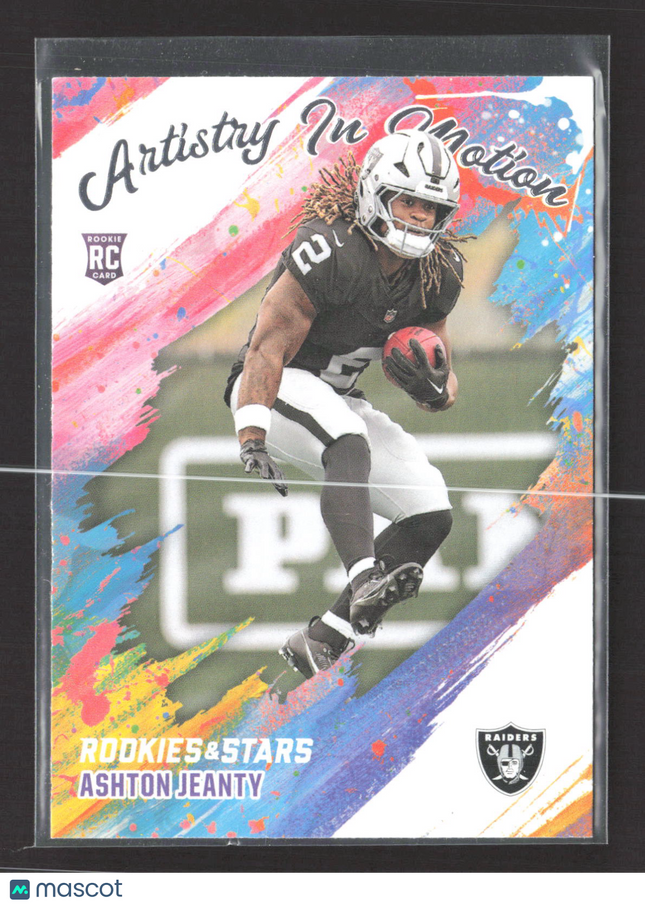2025 Panini Rookies & Stars Artistry In Motion Ashton Jeanty #10 RC