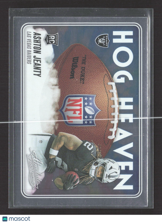 2025 Panini Absolute Football Hog Heaven Ashton Jeanty #HH-AJY RC