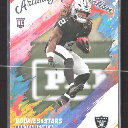 2025 Panini Rookies & Stars Artistry In Motion Ashton Jeanty #10 RC