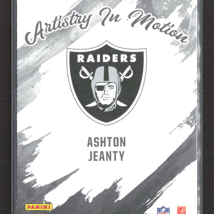 2025 Panini Rookies & Stars Artistry In Motion Ashton Jeanty #10 RC