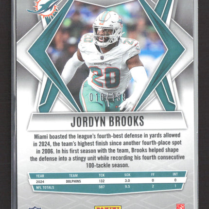 2025 Panini Phoenix Football Jordyn Brooks #19 Snowflake 010/199