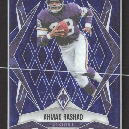 2025 Panini Phoenix Football Ahmad Rashad #50 Purple 002/199