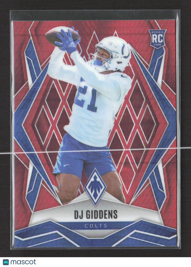 2025 Panini Phoenix DJ Giddens #208 Red RC 114/399