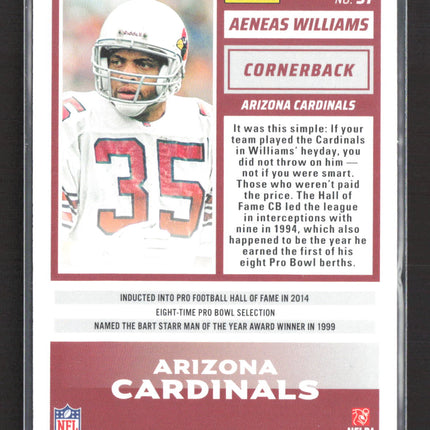2025 Panini Score Football Aeneas Williams #31 Orange /799