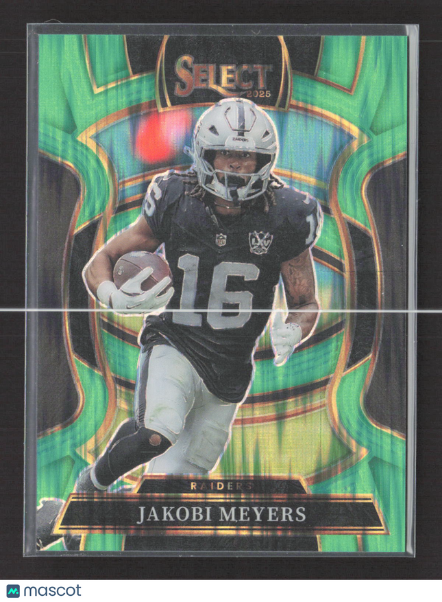 2026 Panini Select Prizm Jakobi Meyers #5 Green 128/699