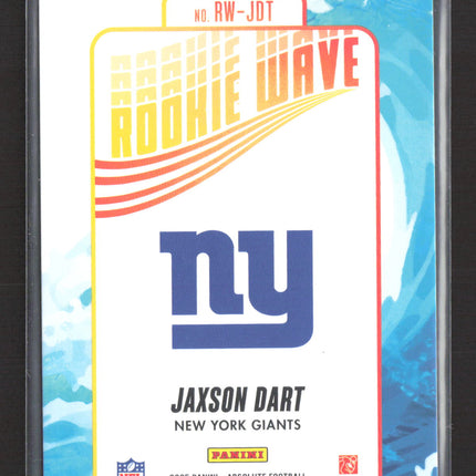 2025 Panini Absolute Football Rookie Wave Jaxson Dart #RW-JDT RC