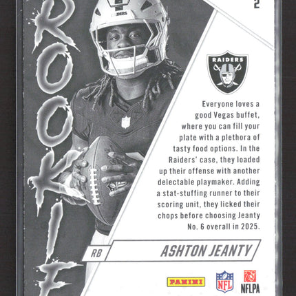 2025 Panini Rookies & Stars Ashton Jeanty #2 RC