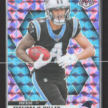 2025 Panini Mosaic Prizm Tetairoa McMillan #309 RC purple reactive
