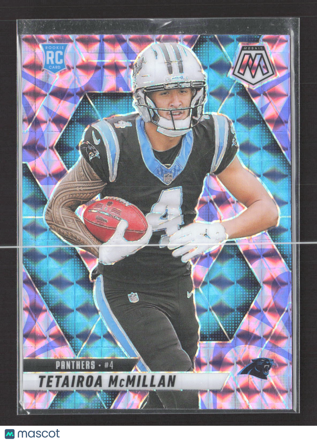 2025 Panini Mosaic Prizm Tetairoa McMillan #309 RC purple reactive