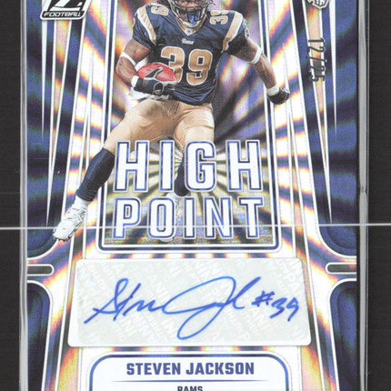 2024 Panini Zenith Football High Point Steven Jackson #HPS-SJN 12/25 Auto
